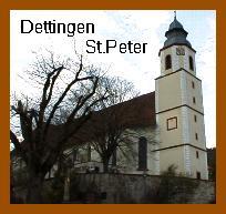 St. Peter Dettingen - Bildquelle: Horber Jakobsweg